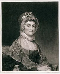 Abigail Adams, graviert von G.F. Storm